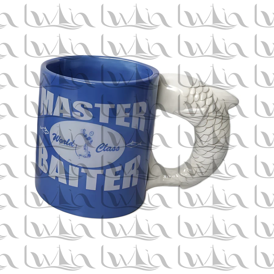 Blue Coastal Ceramic Mug