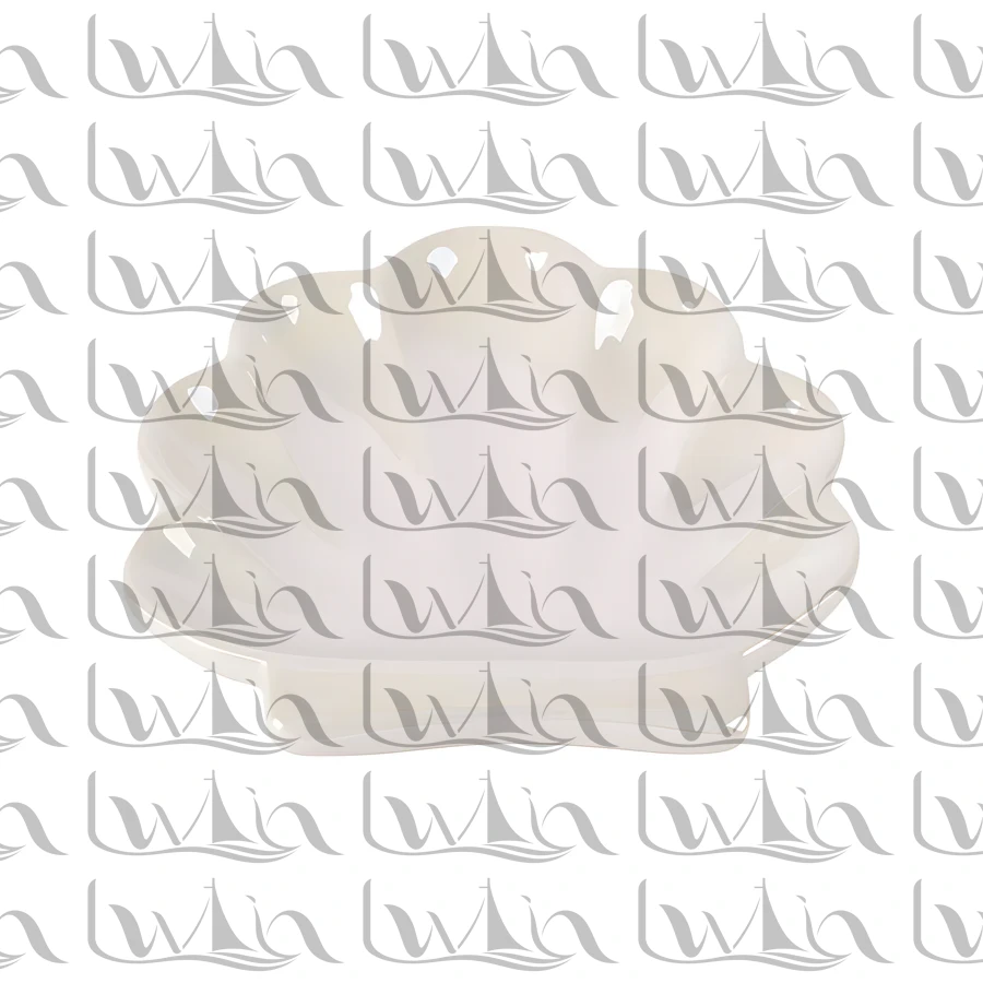 White Coastal Ceramic Trinket dish