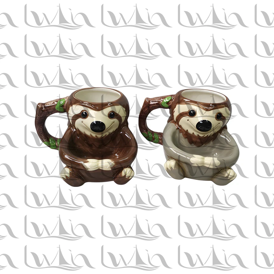 Brown Christmas Ceramic Figurine