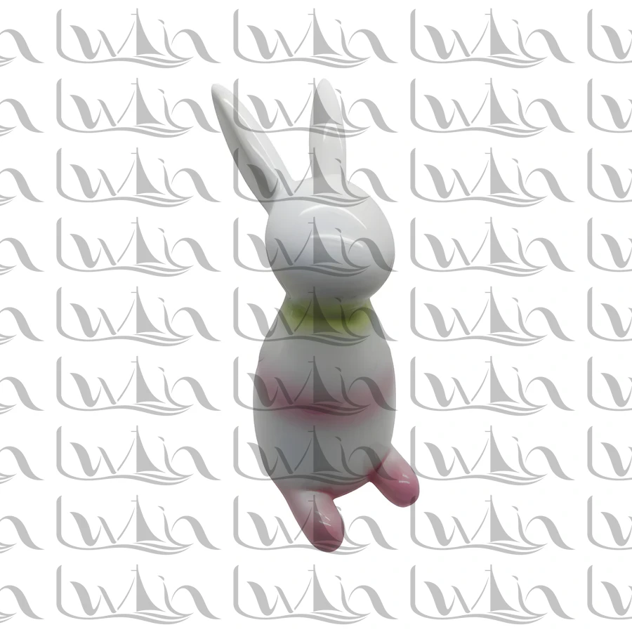 Grey Easter Ceramic Figurine