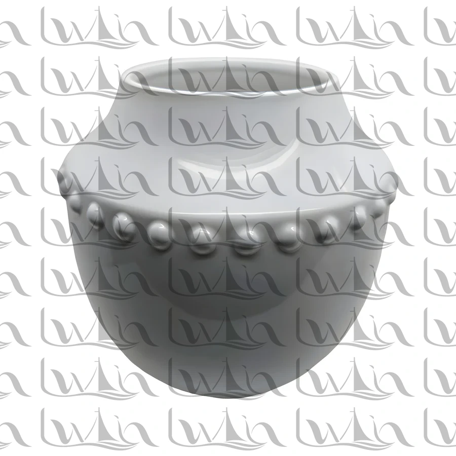 Grey Ceramic Planter