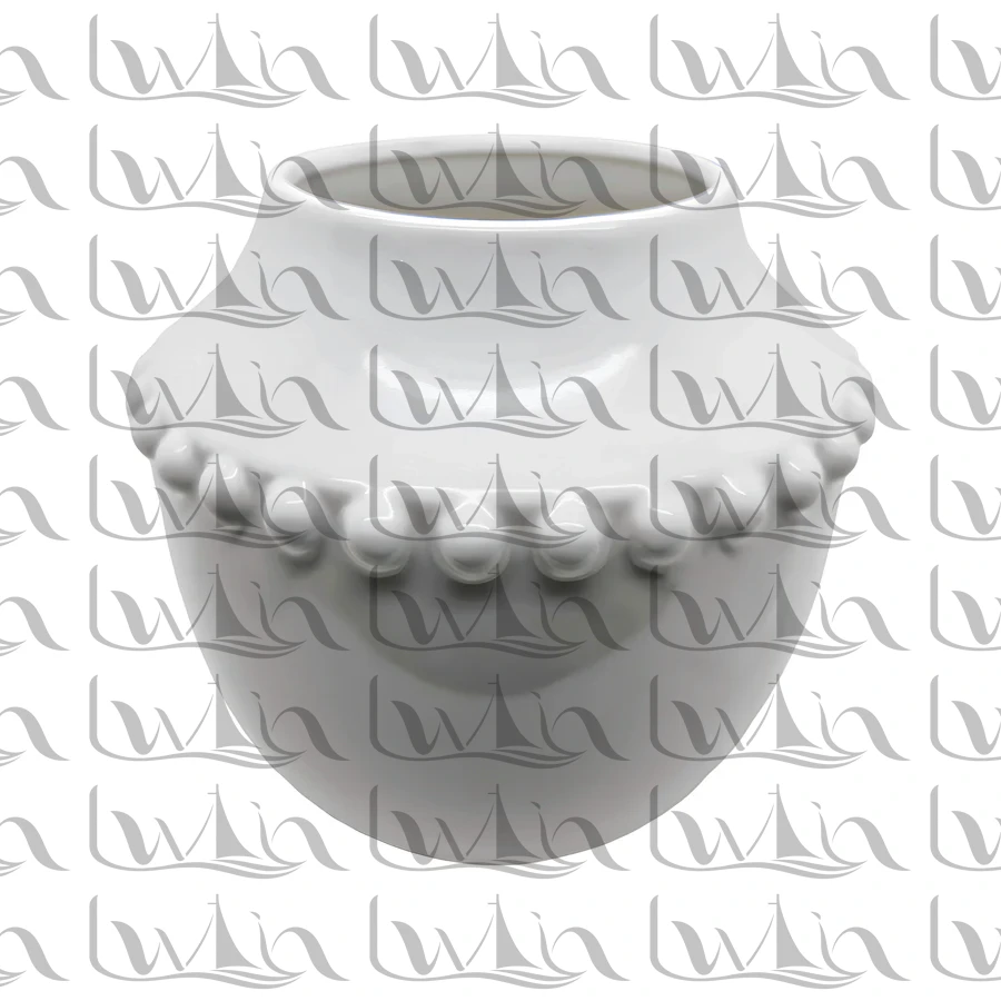 Grey Ceramic Planter