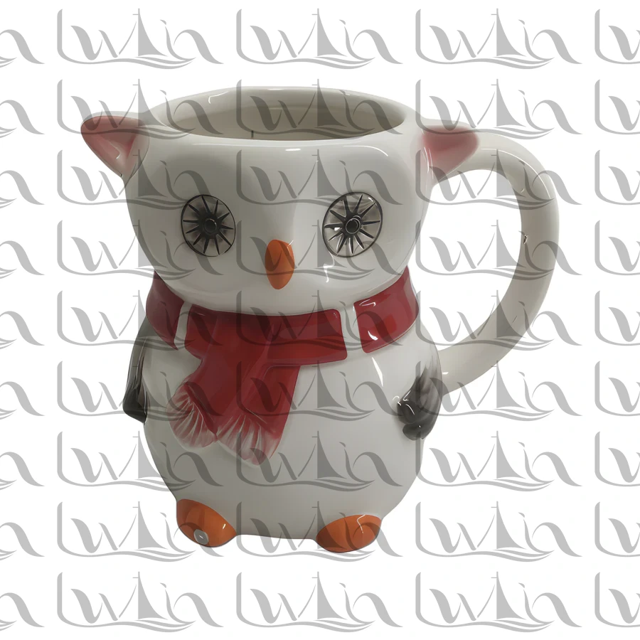 Grey Animal Ceramic Mug