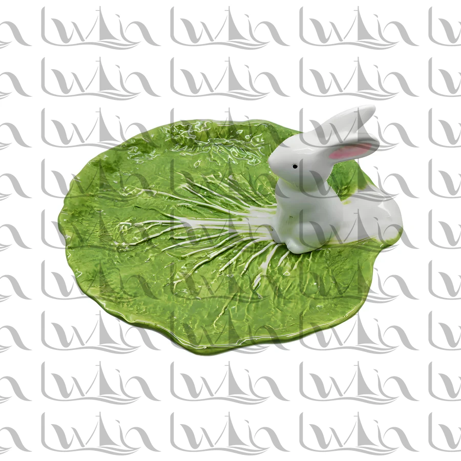 Grey Easter Ceramic Figurine