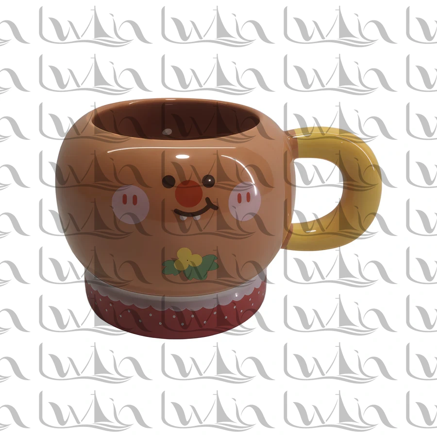 Brown Animal Ceramic Mug · SYT-551