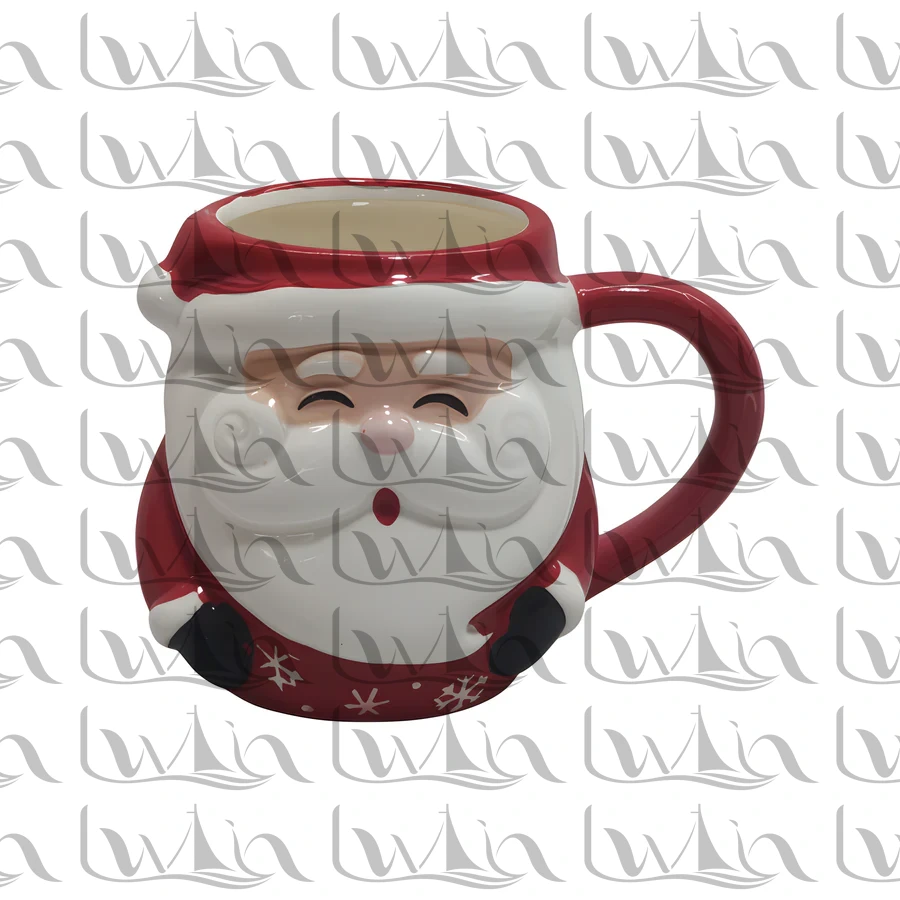 Grey Christmas Ceramic Mug