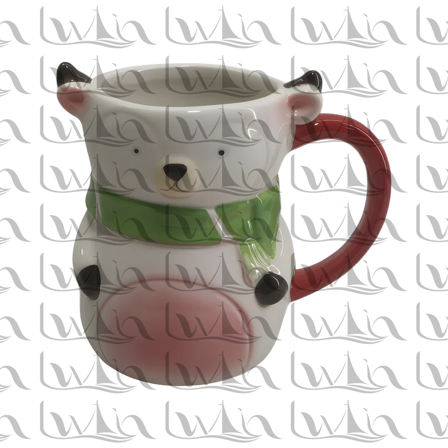 Grey Animal Ceramic Mug