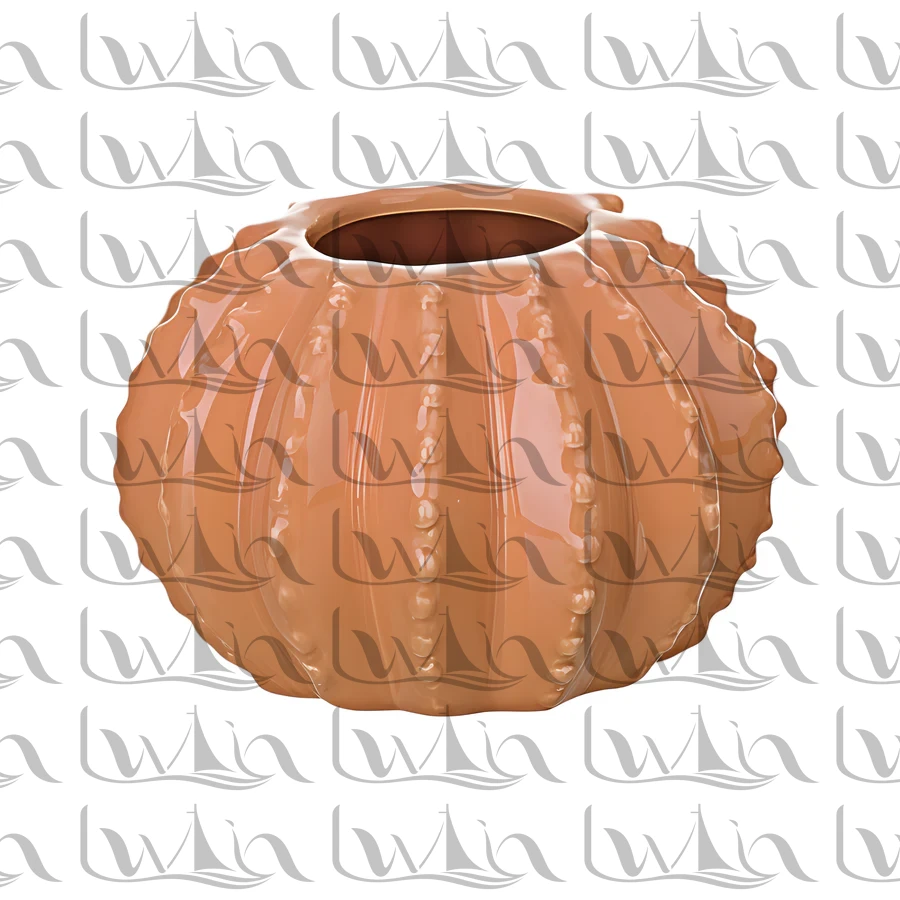 Pink Harvest Ceramic Planter · LWT-1277