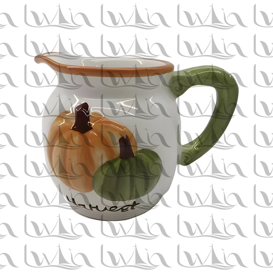 Brown Harvest Ceramic Teapot