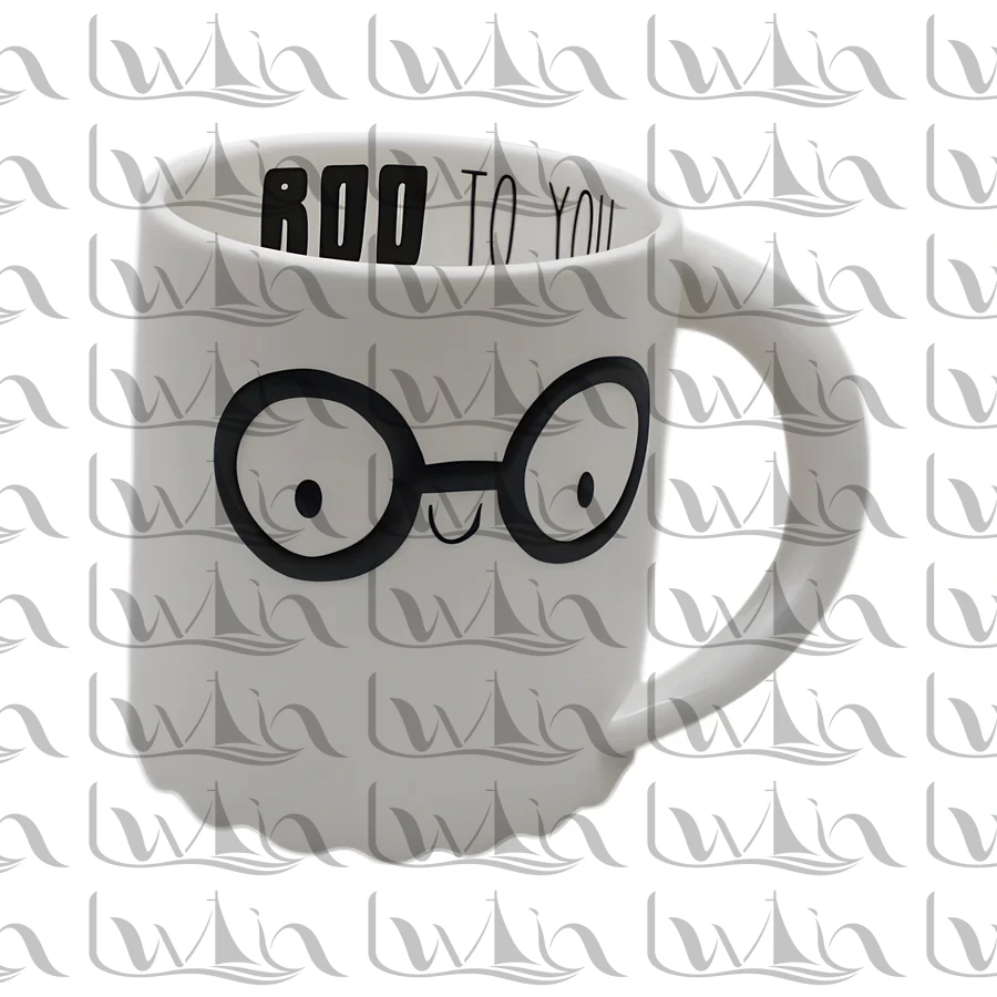 Grey Halloween Ceramic Mug · SYT-1195