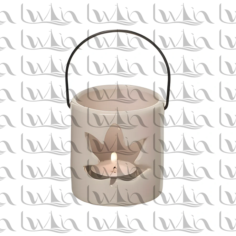 Grey Harvest Ceramic Container