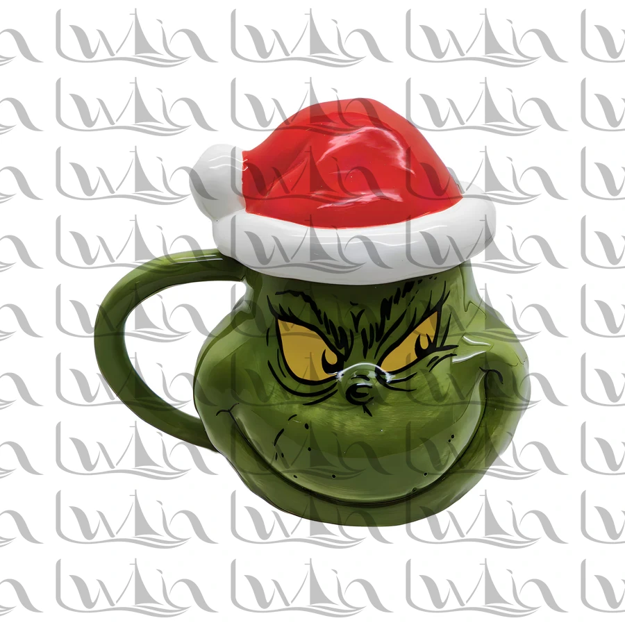 Brown Christmas Ceramic Teapot