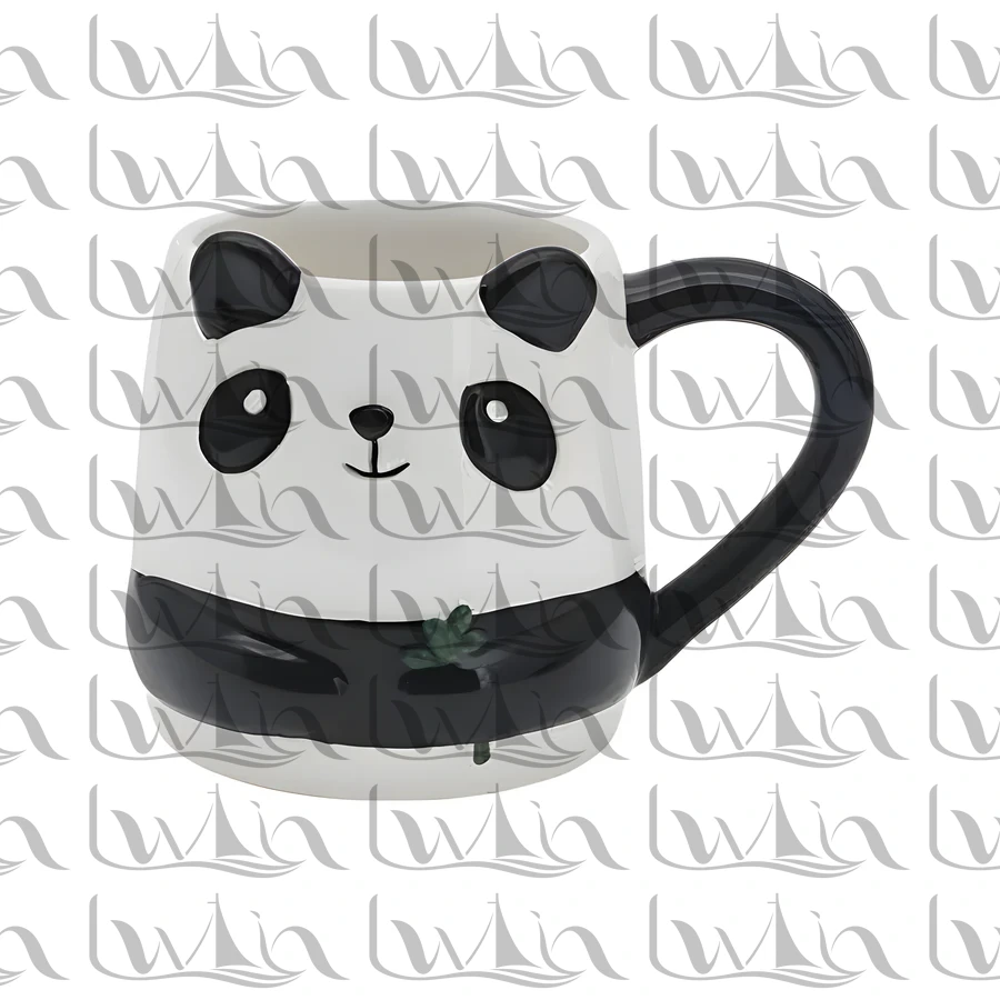 Black Animal Ceramic Mug · LWT-1050