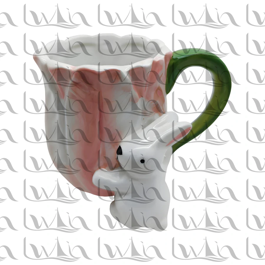 Grey Animal Ceramic Mug