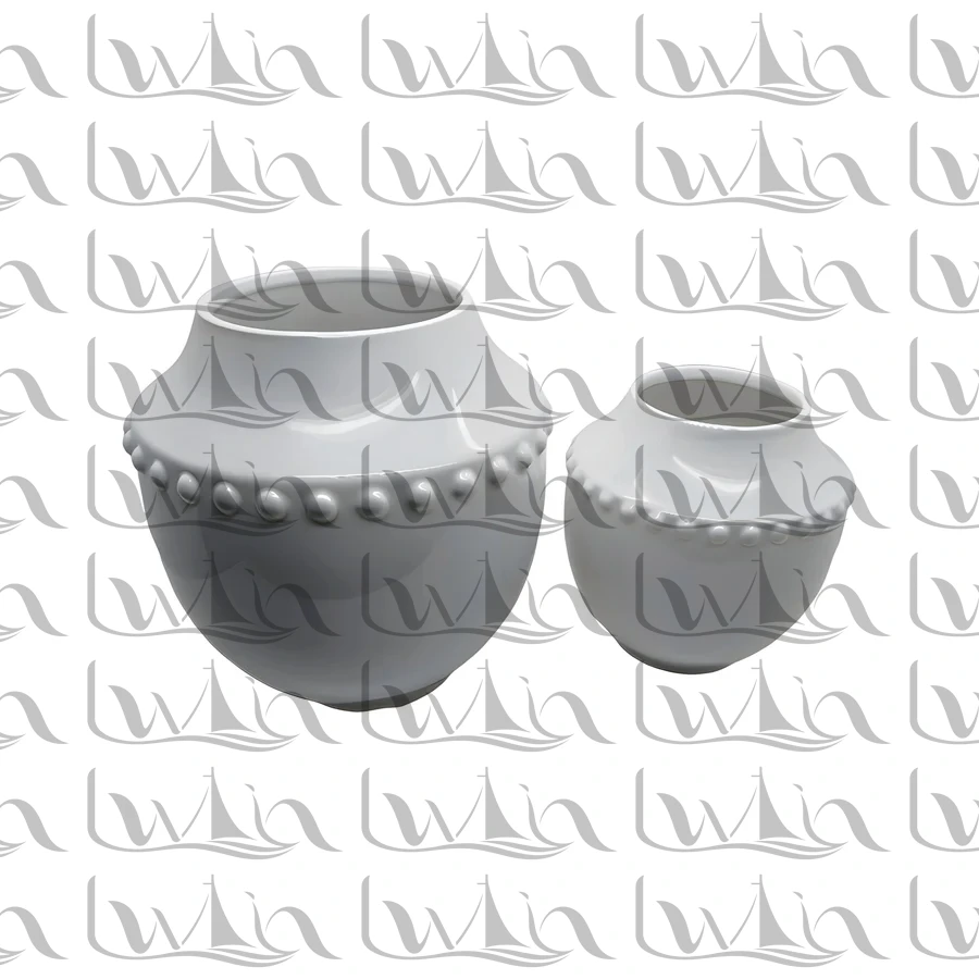 Grey Ceramic Planter