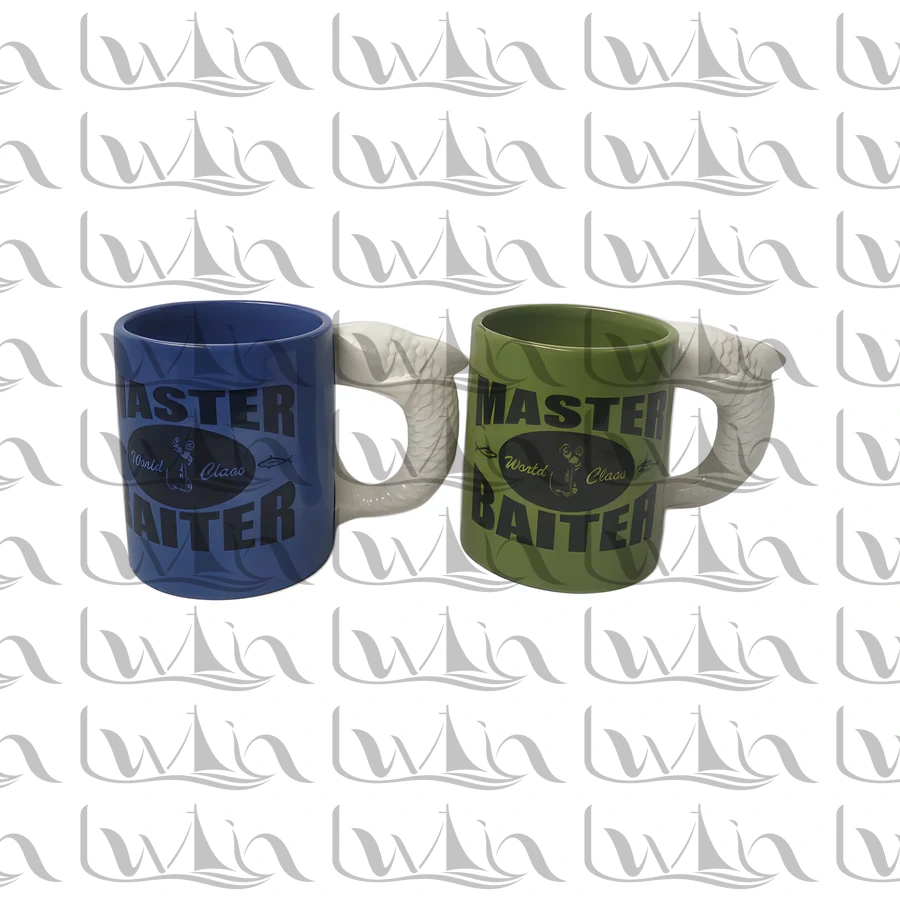 Black Coastal Ceramic Mug