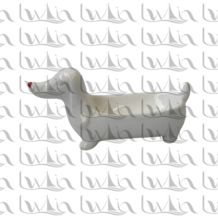 Grey Easter Ceramic Figurine