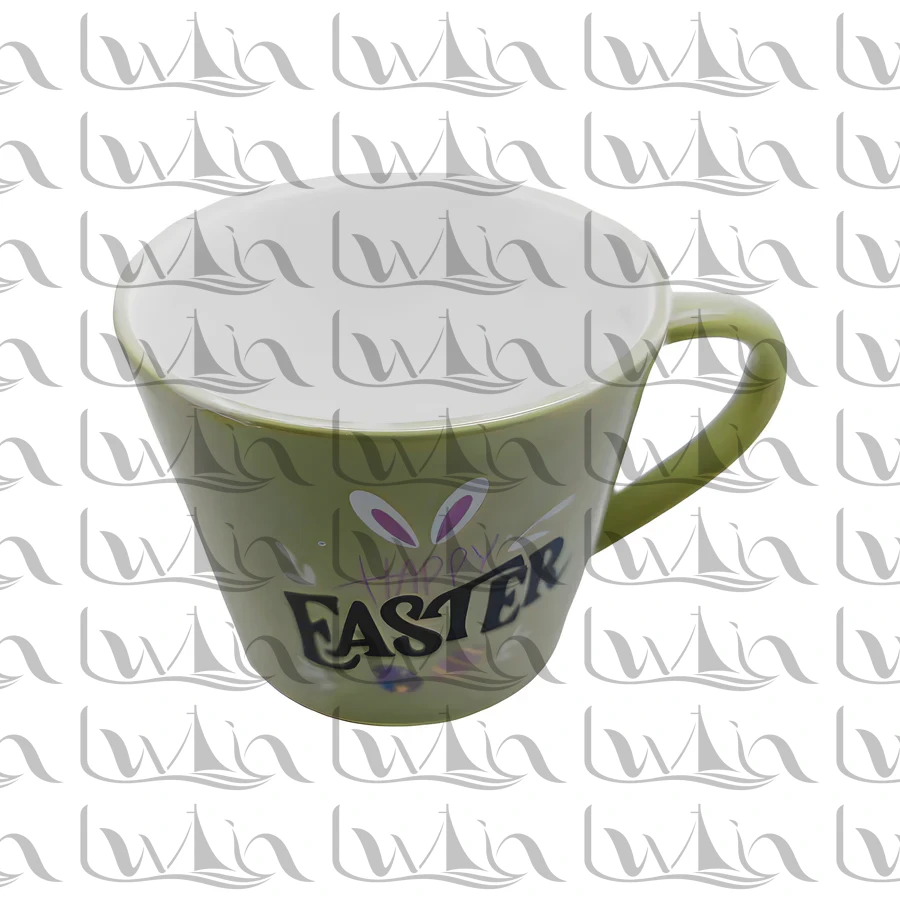 Grey Easter Ceramic Mug
