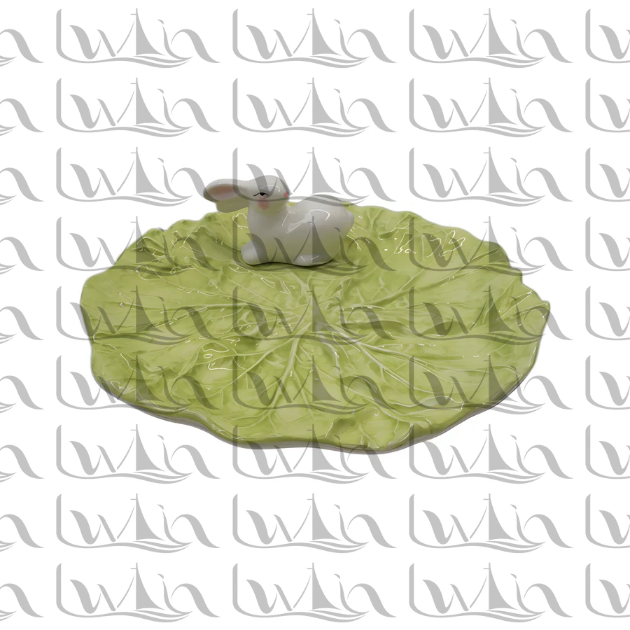 Grey Spring Ceramic Figurine