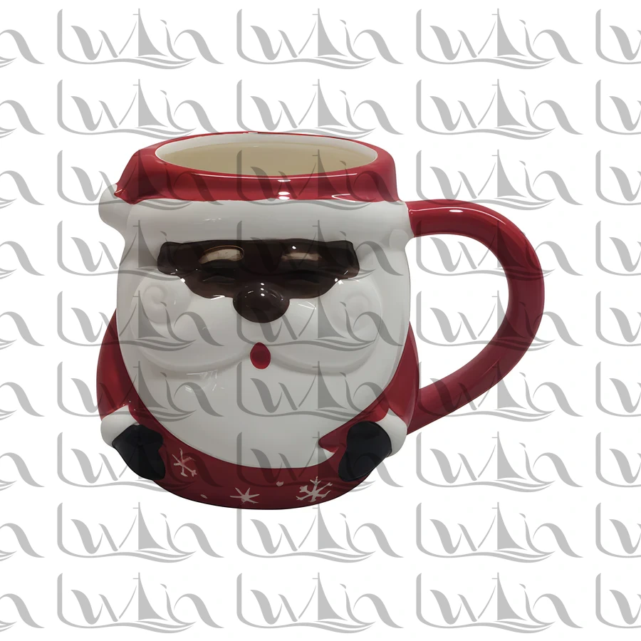 Grey Christmas Ceramic Mug