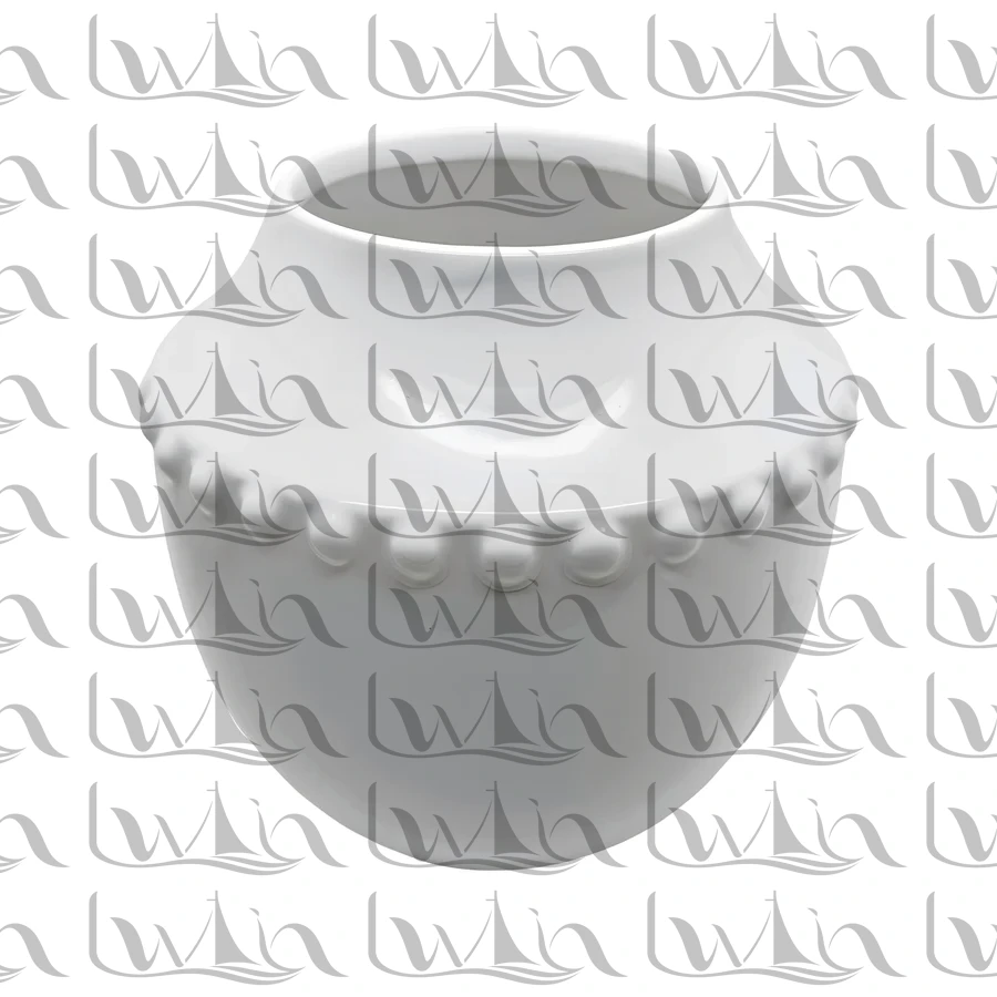 Grey Ceramic Planter