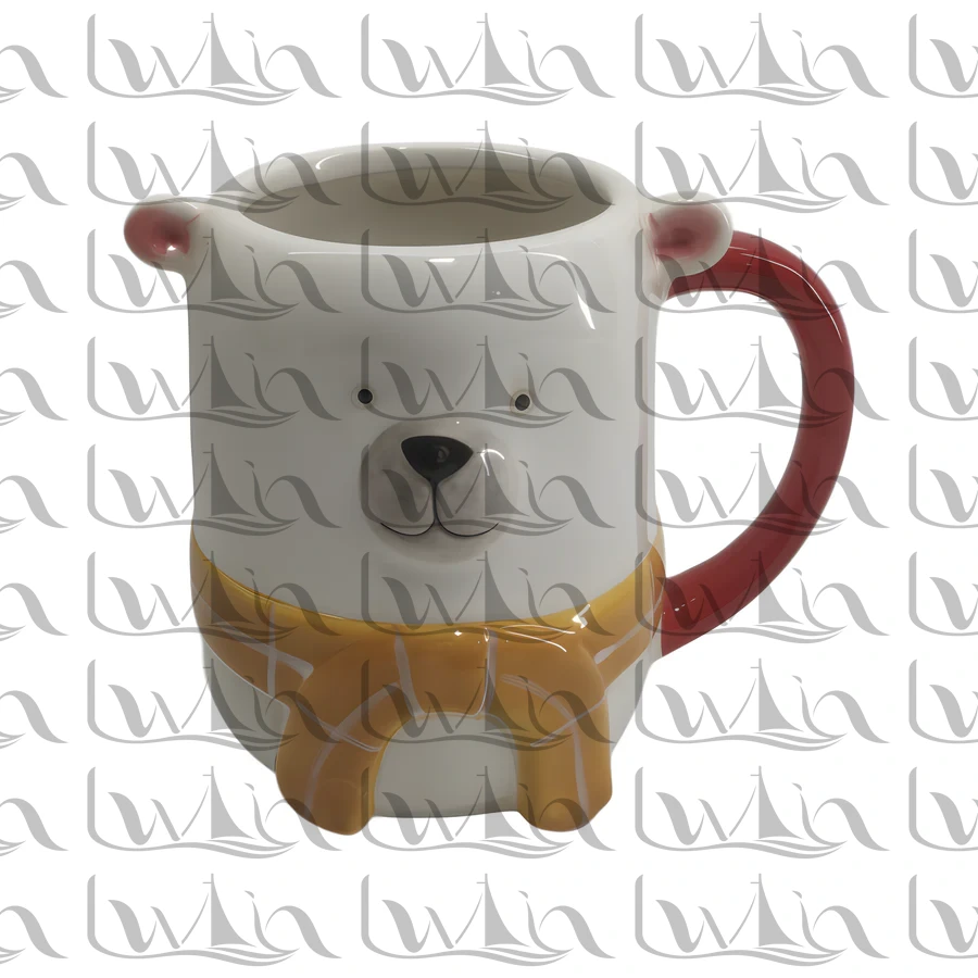 Grey Animal Ceramic Mug