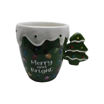Black Christmas Ceramic Mug
