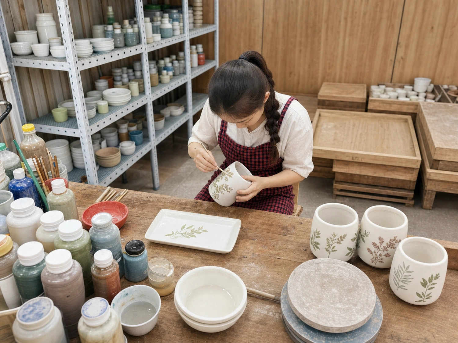 Ceramic decoration and finishing at LWTIN