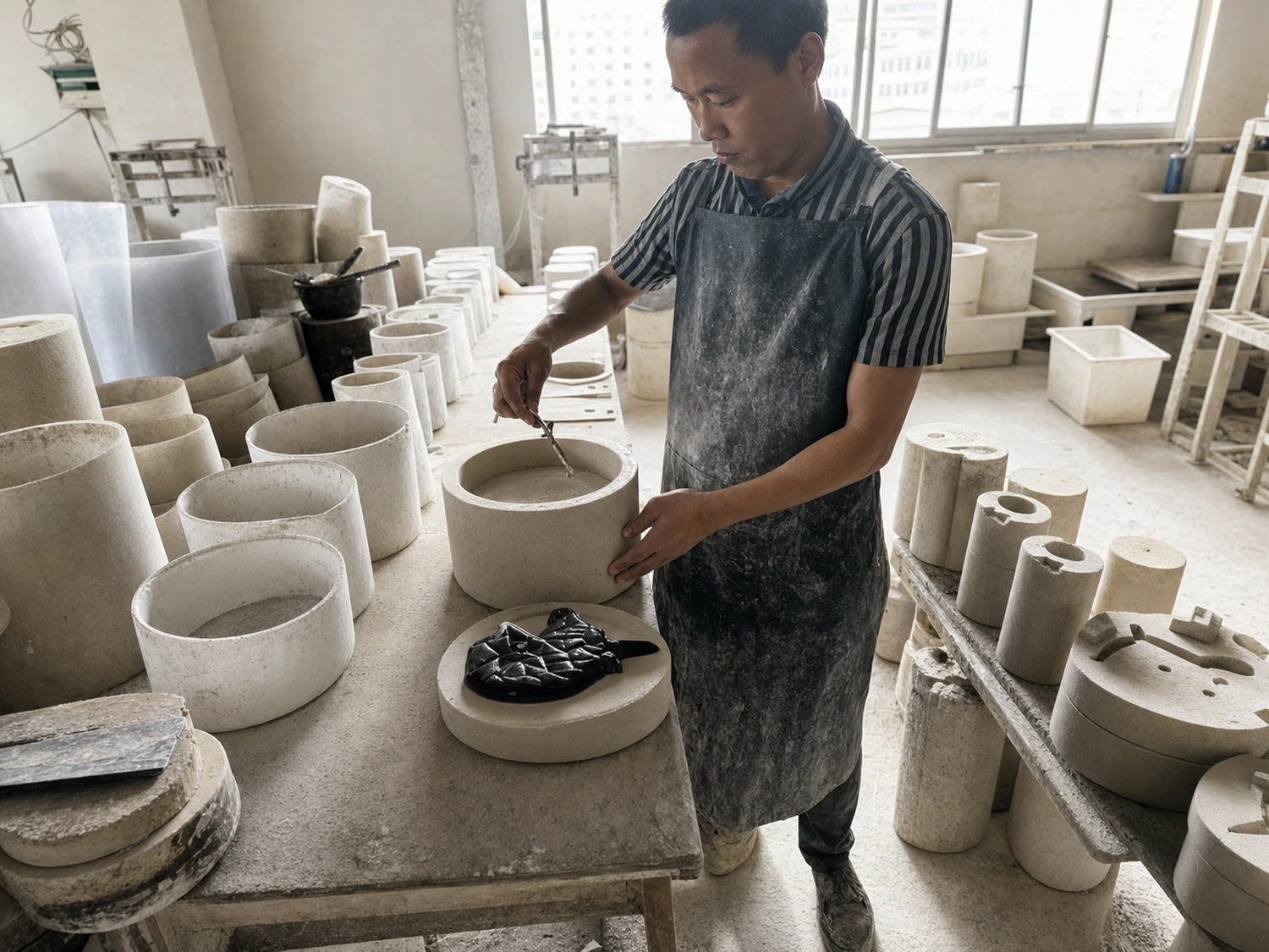 Ceramic mould preparation at LWTIN